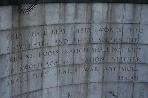 Visiion Isaiah Wall, Ralph Bunche Park, New Yor 15 June 2012